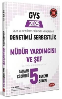 2025 Ceza ve Tevkifevleri Denetimli Serbestlik Müdür Yardımcılığı ve Şeflik GYS Tamamı Çözümlü 5 Deneme - 1