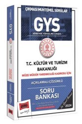 2024 GYS Kültür ve Turizm Bakanlığı Müze Müdür Yardımcılığı Kadrosu İçin Açıklamalı Çözümlü Soru Bankası - Yargı Yayınevi