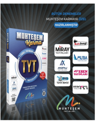 Muhteşem Yayınları Muhteşem Karma TYT 7’Lİ Deneme Seti - 1