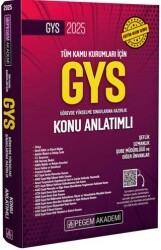 2025 Tüm Kamu Kurumları İçin Görevde Yükselme Sınavlarına Hazırlık Konu Anlatımlı - Pegem Akademi Yayıncılık