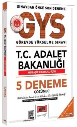 2025 GYS Adalet Bakanlığı Mübaşir 5 Deneme - Yargı Yayınevi