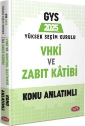 2025 GYS Yüksek Seçim Kurulu VHKİ ve Zabıt Kâtibi Konu Anlatımlı - Data Yayınları