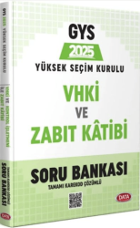 2025 GYS Yüksek Seçim Kurulu VHKİ ve Zabıt Kâtibi Soru Bankası - Data Yayınları