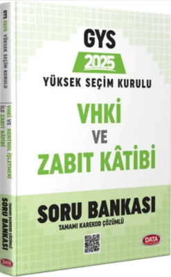 2025 GYS Yüksek Seçim Kurulu VHKİ ve Zabıt Kâtibi Soru Bankası - 1