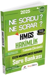 2025 Hukuk Atölyesi HMGS Hakimlik Ceza Muhakemesi Hukuku Ne Sordu Ne Sorar Soru Bankası Çözümlü - Dizgi Kitap