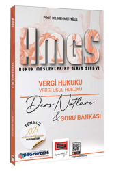 2025 Hukuk Mesleklerine Giriş Sınavı Vergi Hukuku - Vergi Usul Hukuku Ders Notları ve Soru Bankası - Yargı Yayınevi