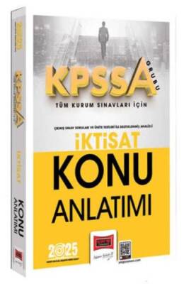 2025 KPSS-A Grubu Tüm Kurum Sınavları İçin İktisat Konu Anlatımı - 1