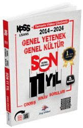 2025 KPSS Genel Yetenek Genel Kültür Çıkmış Sorular Son 11 Yıl Çözümlü - Dizgi Kitap
