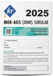 2025 MEB-AGS Tıpkı Basım Kitapçığı - KR Akademi Yayınları