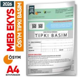 2025 MEB-EKYSMEB-AGS UyumluÖSYM Çıkmış Soru Tıpkı Basım Deneme Sınavı Türkiye Geneli Soru Fasikülü - İnformal Yayınları