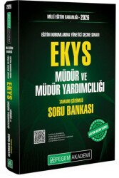 2026 Milli Eğitim Bakanlığı EKYS Müdür ve Müdür Yardımcılığı Soru Bankası - Pegem Akademi Yayıncılık