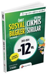 2025 ÖABT MEB-AGS Sosyal Bilgiler Öğretmenliği Çıkmış Sorular Son 12 Yıl Çözümlü - Dizgi Kitap