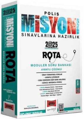 2025 Polis Misyon Sınavlarına Hazırlık Diplomat Serisi Rota Modüler Soru Bankası - 1