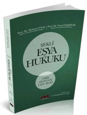 2025 Şekli Eşya Hukuku - 1