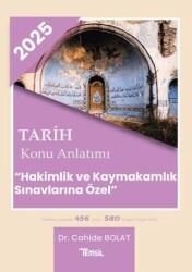 2025 Tarih Konu Anlatımı Hakimlik ve Kaymakamlık Sınavlarına Özel - Temsil Kitap