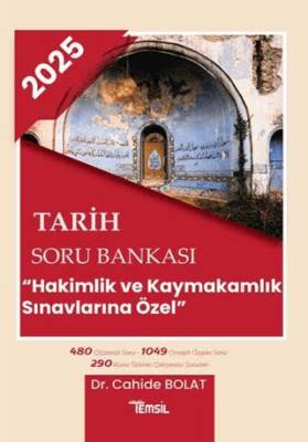 2025 Tarih Soru Bankası Hakimlik ve Kaymakamlık Sınavlarına Özel - 1