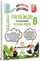 2026 8. Sınıf Fen Bilimleri İkinci Doz Sarmal Branş Denemeleri - Sinan Kuzucu Yayınları