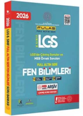 2026 8. Sınıf Full LGS Altın Seri Fen Bilimleri MEB Çıkmış Soru Bankası Modüler Seti PDF-Video Çözüm - 1
