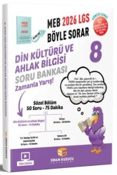2026 8. Sınıf LGS Din Kültürü ve Ahlak Bilgisi Soru Bankası - Sinan Kuzucu Yayınları