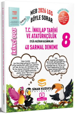 2026 8. Sınıf LGS T.C. İnkılap Tarihi ve Atatürkçülük İkinci Doz 40 Sarmal Deneme - 1