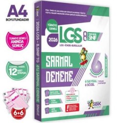 2026 8. Sınıf Yeni Sistem LGS İlk Dönem Konularını Kapsayan Sarmal 6lı Deneme Paketi Dijital Çözümlü - İnformal Yayınları