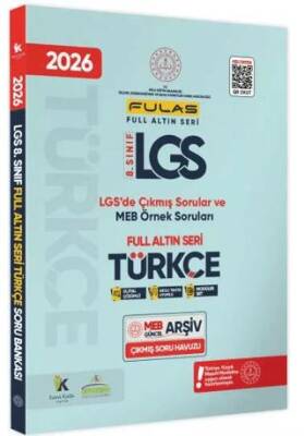 2026 8.Sınıf Full LGS Altın Seri Türkçe MEB Çıkmış Soru Bankası Modüler Seti PDF-Video Çözümlü - 1