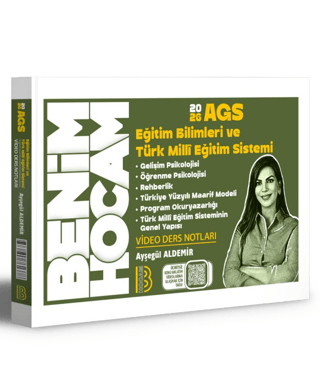2026 AGS Eğitim Bilimleri ve Türk Milli Eğitim Sistemi Video Ders Notları - 1