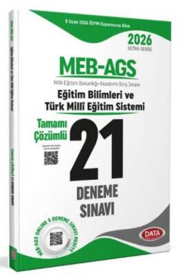 2026 AGS Eğitimin Temelleri ve Türk Milli Eğitim Sistemi Tamamı Çözümlü 21 Deneme Sınavı - 1
