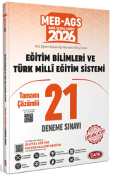 2026 AGS Eğitimin Temelleri ve Türk Milli Eğitim Sistemi Tamamı Çözümlü 21 Deneme Sınavı - Data Yayınları