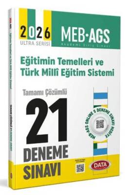 2026 AGS Eğitimin Temelleri ve Türk Milli Eğitim Sistemi Tamamı Çözümlü 21 Deneme Sınavı - 1
