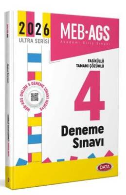 2026 AGS Fasiküllü Tamamı Çözümlü 4 Deneme Sınavı - 1