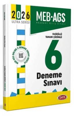 2026 AGS Fasiküllü Tamamı Çözümlü 6 Deneme Sınavı - 1