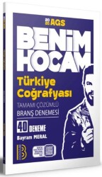2026 AGS Türkiye Coğrafyası Tamamı Çözümlü 40 Branş Deneme - Benim Hocam Yayınları