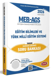2026 AGS Ultra Serisi Eğitimin Temelleri - Türk Milli Eğitim Sistemi Tamamı Çözümlü Soru Bankası - Data Yayınları
