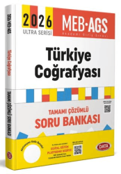 2026 AGS Ultra Serisi Türkiye Coğrafyası Soru Bankası - Karekod Çözümlü - Data Yayınları