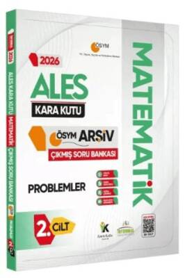 2026 ALES MATEMATİK Kara Kutu 2.Cilt PROBLEMLER ÖSYM Çıkmış Soru Bankası Dijital Çözümlü - 1