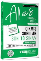 2026 ALES Sayısal Sözel Yetenek Tamamı Çözümlü Son 10 Sınav Çıkmış Sorular 23 Kasım 2025 ALES-3 Ekli - Yediiklim Yayınları