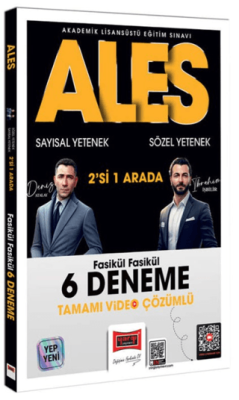 2026 ALES Sayısal Yetenek - Sözel Yetenek Fasikül Fasikül Tamamı Video Çözümlü 6 Deneme - 1