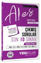 2026 ALES Sayısal Yetenek Tamamı Çözümlü Son 10 Sınav Çıkmış Sorular 23 Kasım 2025 ALES-3 Ekli - Yediiklim Yayınları