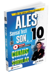 2026 ALES Sayısal Yetenek Tamamı Video Çözümlü Son 10 Sınav Çıkmış Sorular - Dizgi Kitap