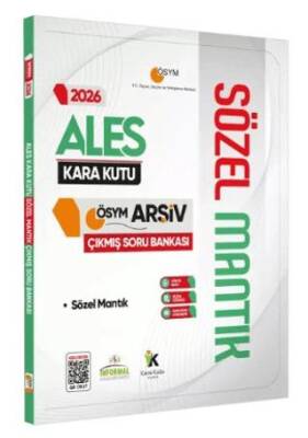 2026 ALES SÖZEL MANTIK Kara Kutu ÖSYM Çıkmış Soru Havuzu Bankası Konu Özetli Dijital Çözümlü - 1