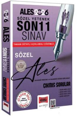 2026 ALES Sözel Yetenek Son 11 Sınav Çıkmış Sorular 23 Kasım 2025 - 1