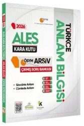 2026 ALES Türkçenin Kara Kutusu ANLAM BİLGİSİ Sözcük-Cümle Çıkmış Soru Bankası Konu Özetli Dijital Çözümlü - Karakutu Yayın