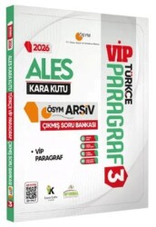 2026 ALES Türkçenin Kara Kutusu PARAGRAF 3 VİP ÖSYM Çıkmış Soru Havuzu Bankası Dijital Çözümlü - Karakutu Yayın