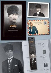 2026 Atatürk Ajandası - Komutan - Mor Kelebek