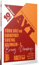 2026 AYT Türk Dili ve Edebiyatı Sosyal Bilimler - 1 Çek Kopar 10`lu - Benim Hocam Yayınları