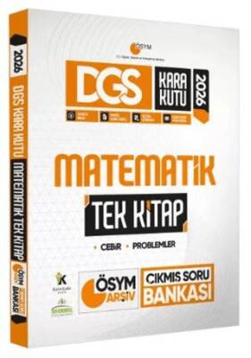 2026 DGS Kara Kutu Matematik TEK KİTAP ÖSYM Arşiv Çıkmış Soru Bankası Konu Özetli Dijital Çözümlü - 1