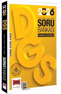2026 DGS Sayısal-Sözel Yetenek Tamamı Çözümlü Soru Bankası - 1