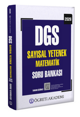 2026 DGS Sayısal Yetenek Matematik Tamamı Çözümlü Soru Bankası - 1