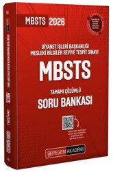 2026 Diyanet İşleri Başkanlığı Mesleki Bilgiler Seviye Tespit Sınavı MBSTS Tamamı Çözümlü Soru Bankası - Pegem Akademi Yayıncılık